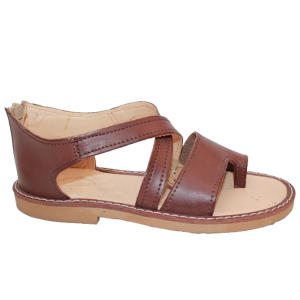 Barvello Leather Ladies Sandal Choc Big Five Vellie