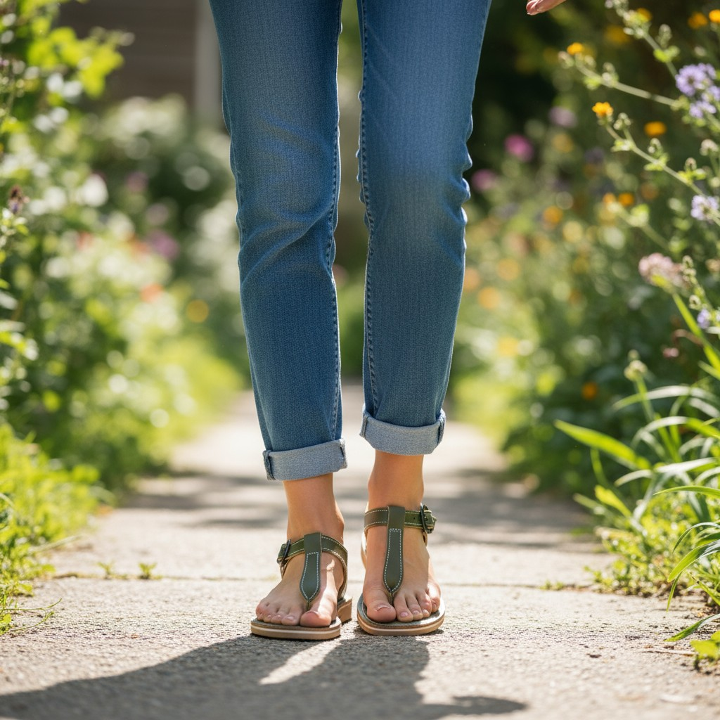 sunstep leather sandals – women's full grain minimalist sandal